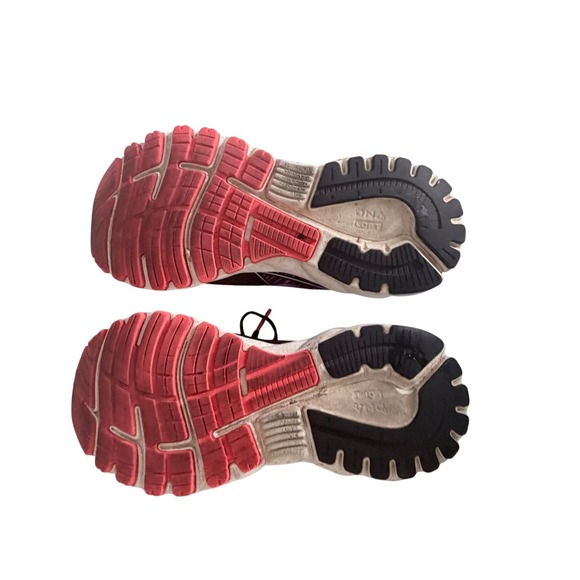 Brooks Adrenaline GTS 19 Running Shoes Womens Size 7 Black/Purple/Orange Athleti - Picture 10 of 11
